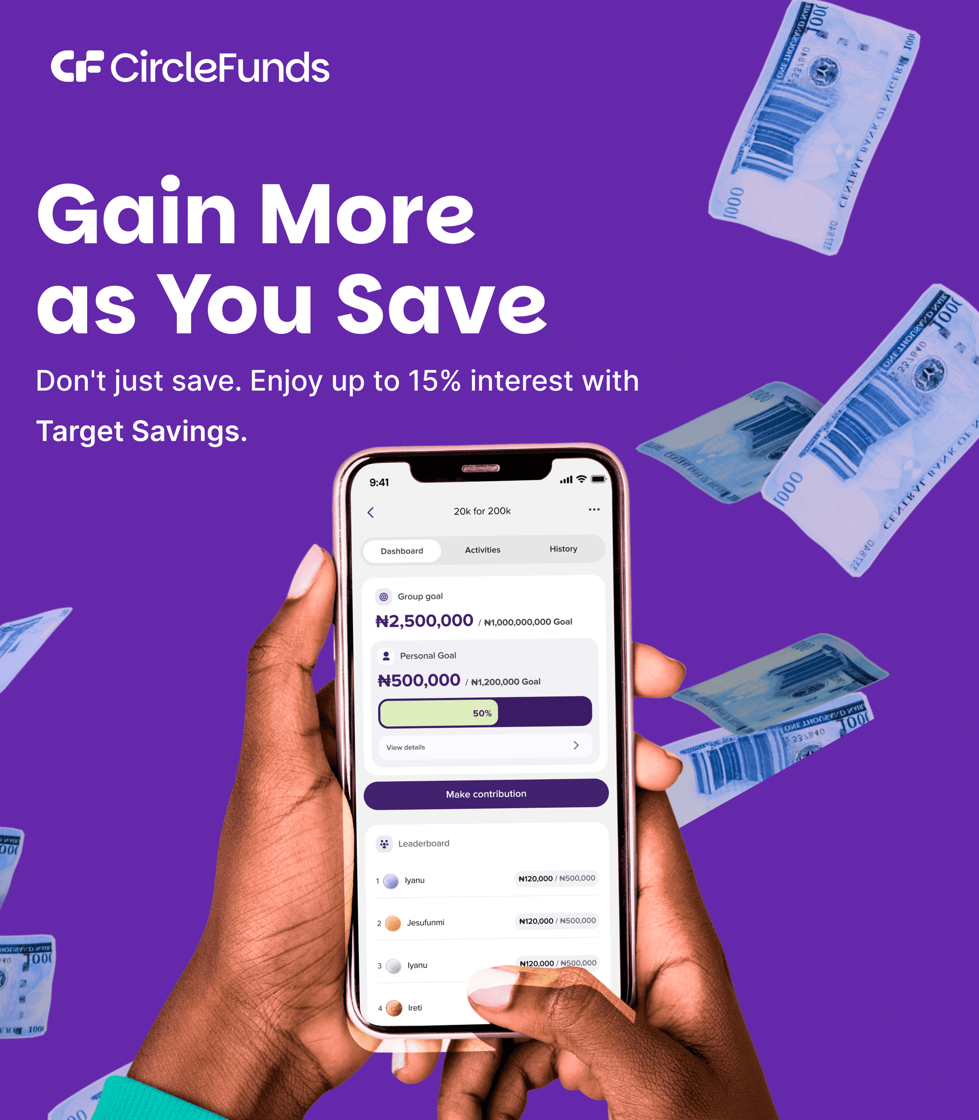 How to Earn Up to 15% Interest on Your Savings with CircleFunds.